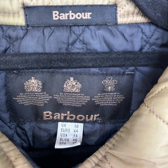 Barbour Quilted Jacket Size 14 - Picture 2 of 10